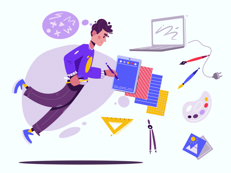 Freelance graphic designer in Kerala